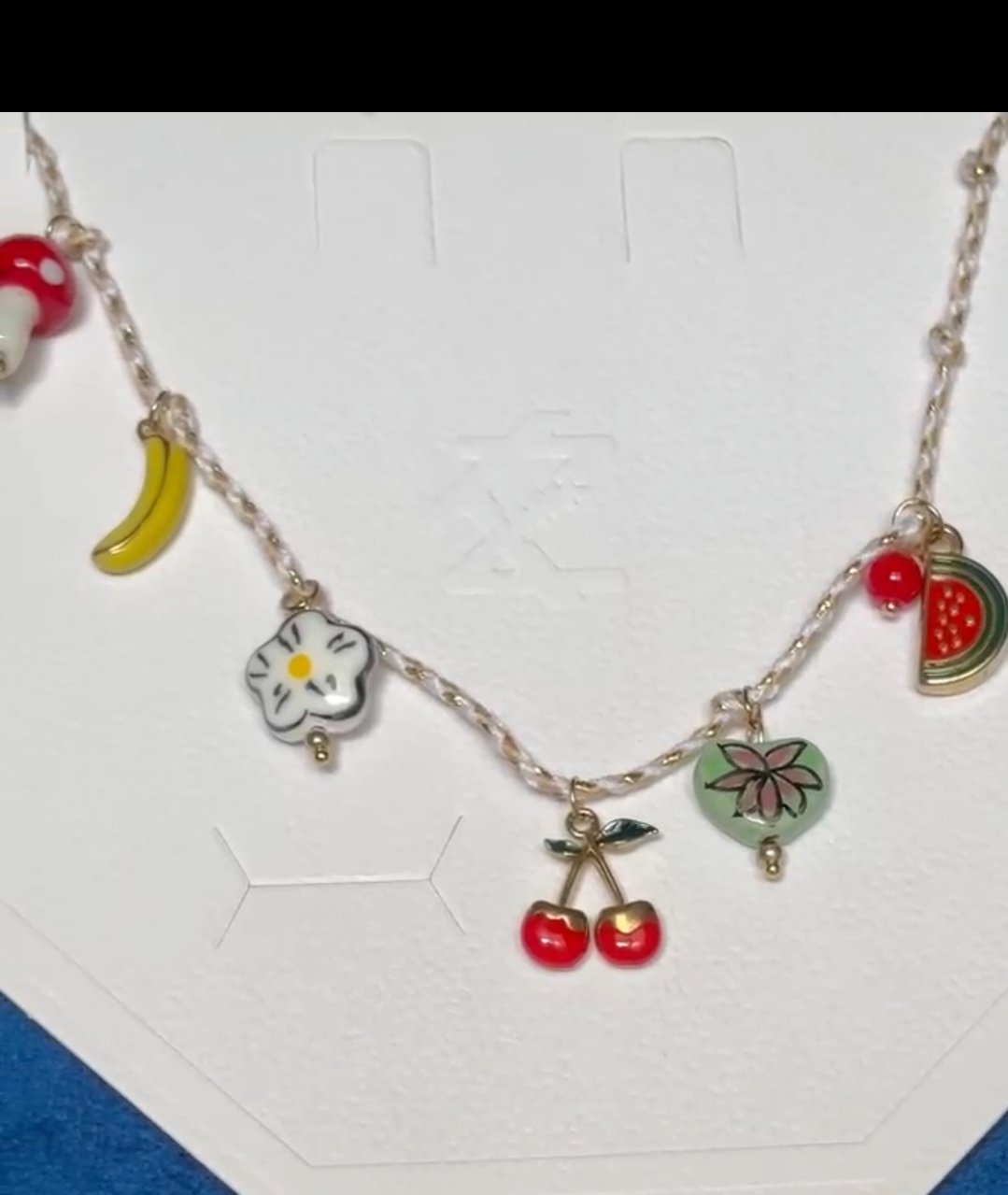 Anti Tarnish Stainless Steel Charm Necklace