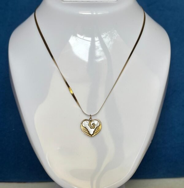 Anti Tarnish Stainless Steel Heart Pendent Chain