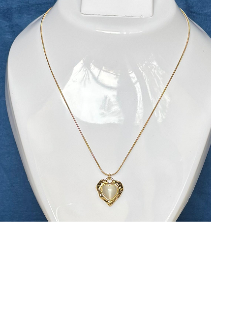 Anti Tarnish Stainless Steel Heart Pendent Chain