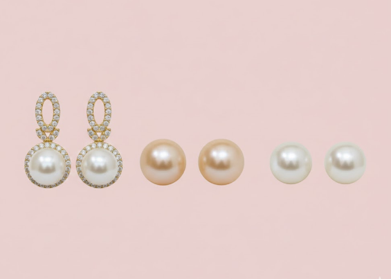 PEARL EARING COMBO 5 NATURAL PEARL DROP EARRING