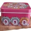 Mandala Design Tin Storage Box